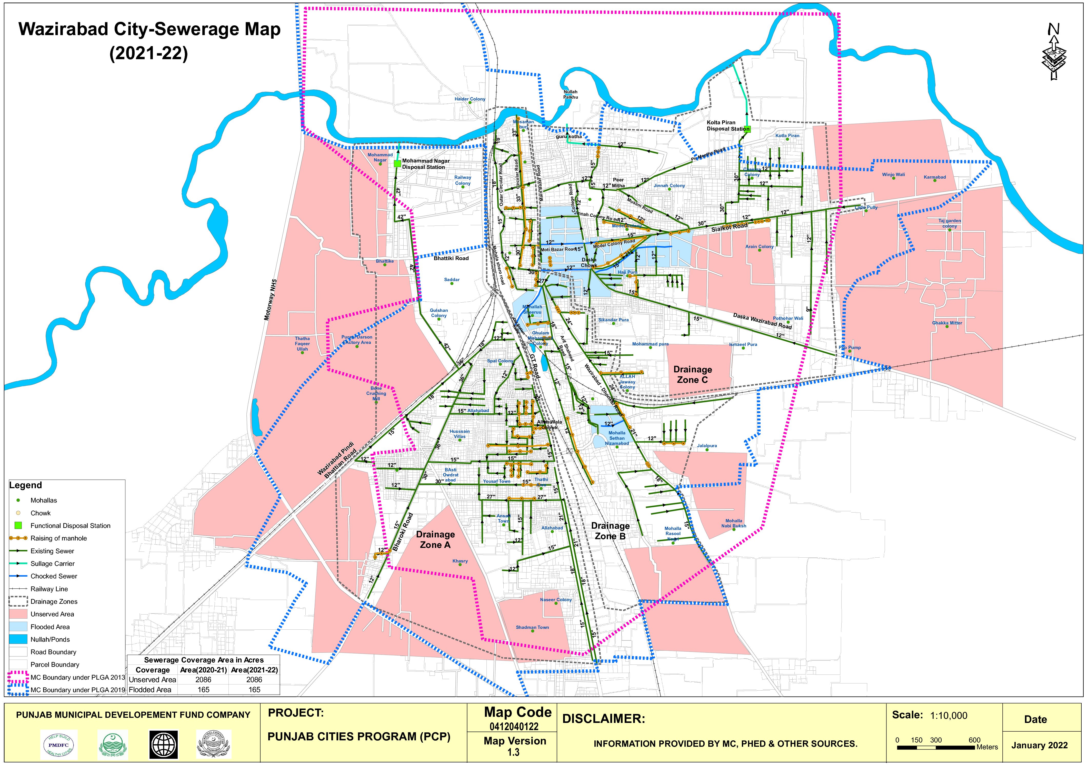 Wazirabad City Sewerage Map 2021 22 1 Pdf 